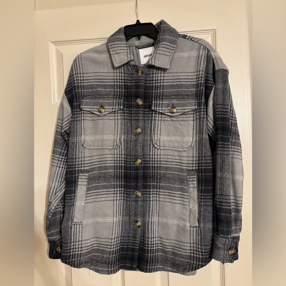 Aerie Womens flannel shacket  new
